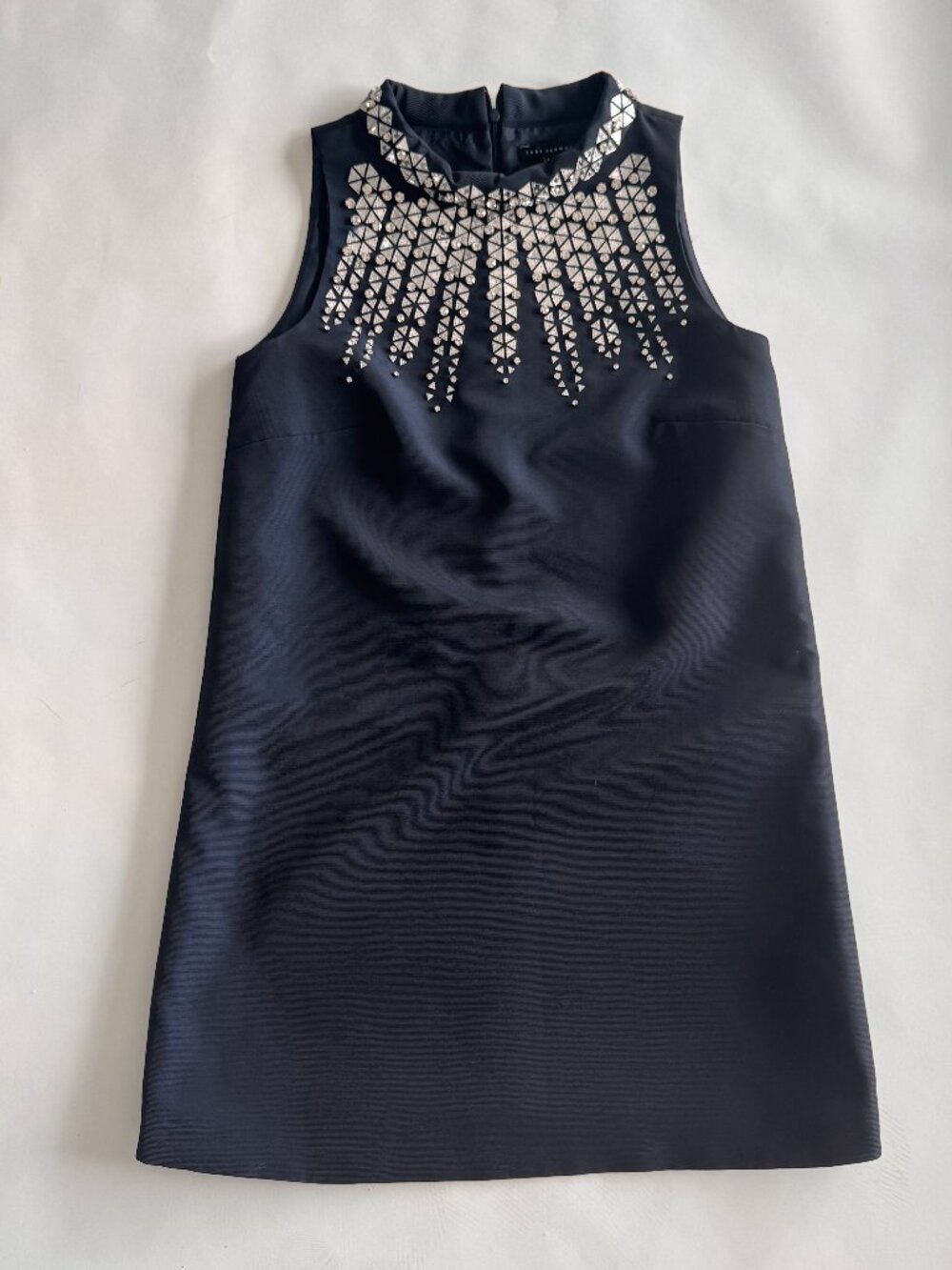 Tara Jarmon sleeveless embellished shift dress